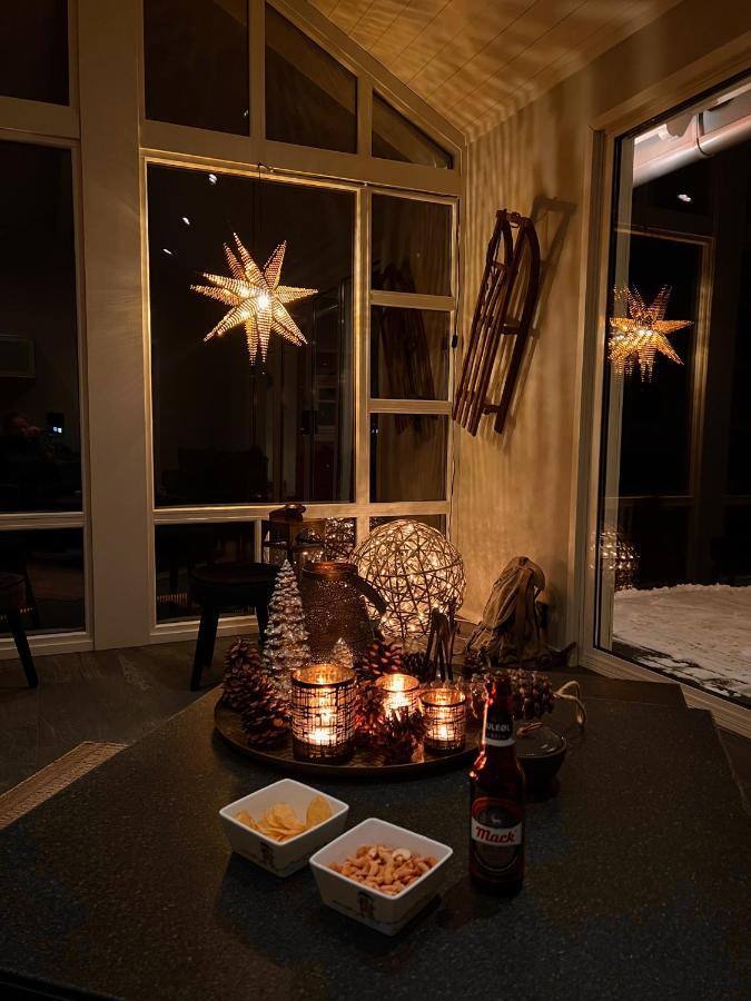 Kjosen Lodge, Lyngen. Lyngseidet 외부 사진