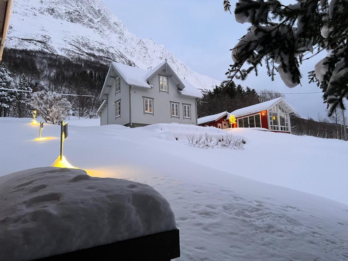 Kjosen Lodge, Lyngen. Lyngseidet 외부 사진
