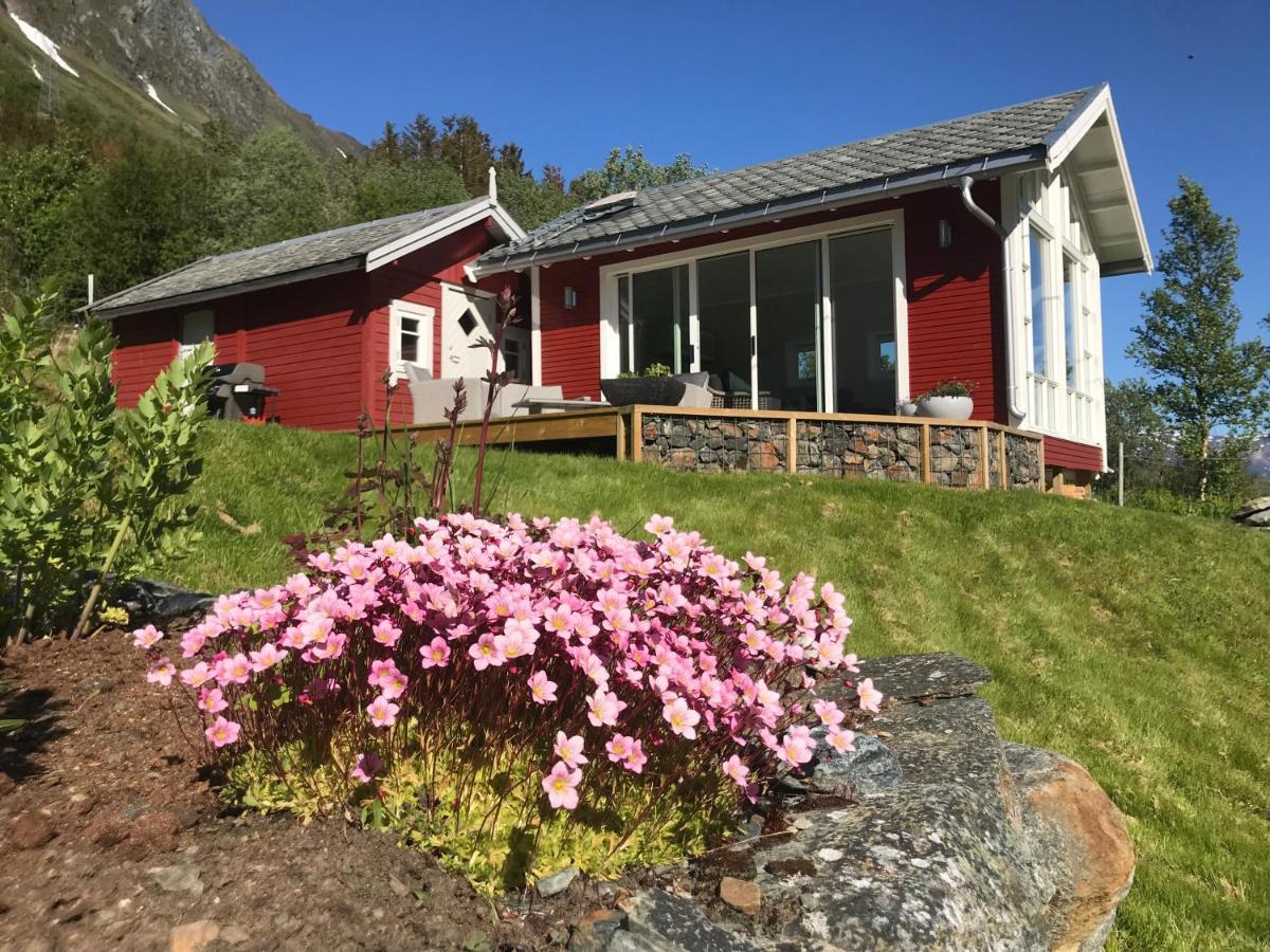 Kjosen Lodge, Lyngen. Lyngseidet 외부 사진